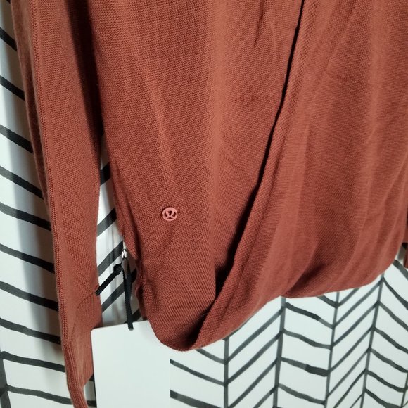 Nwt lululemon back to balance sweater rustic clay - Picture 13 of 13